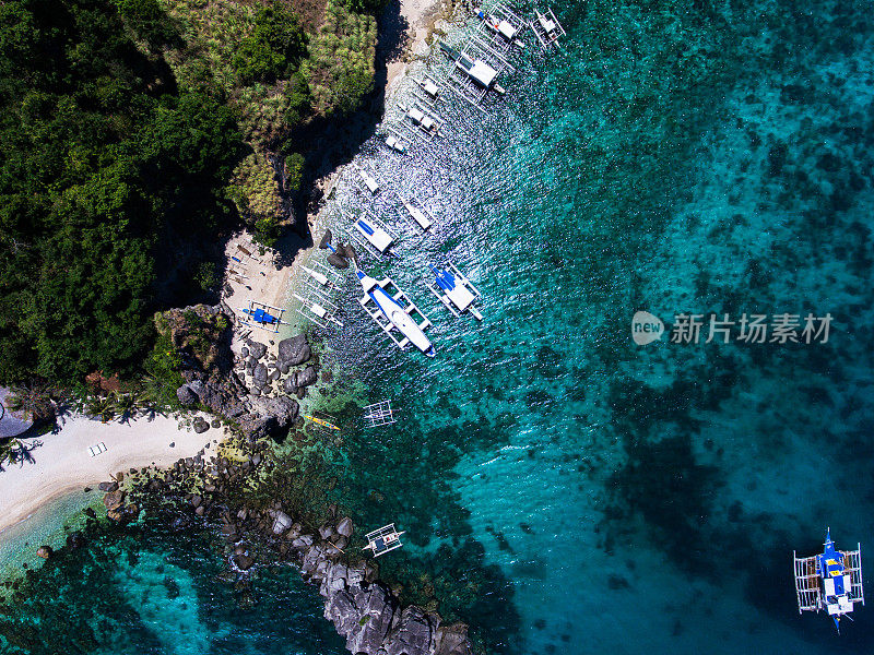 阿波岛鸟瞰图