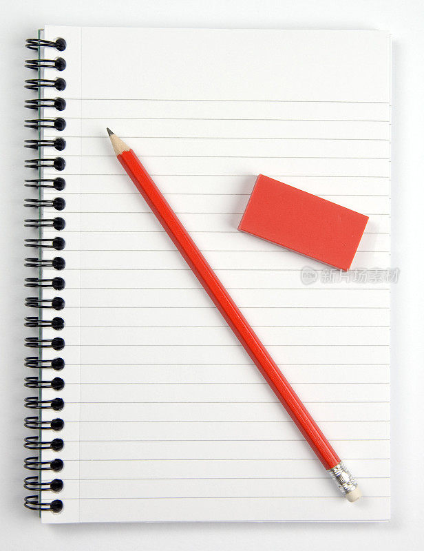 笔记本和铅笔
