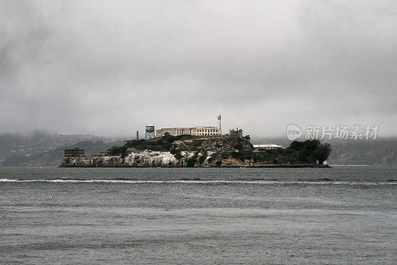 著名的监狱在恶魔岛-旧金山