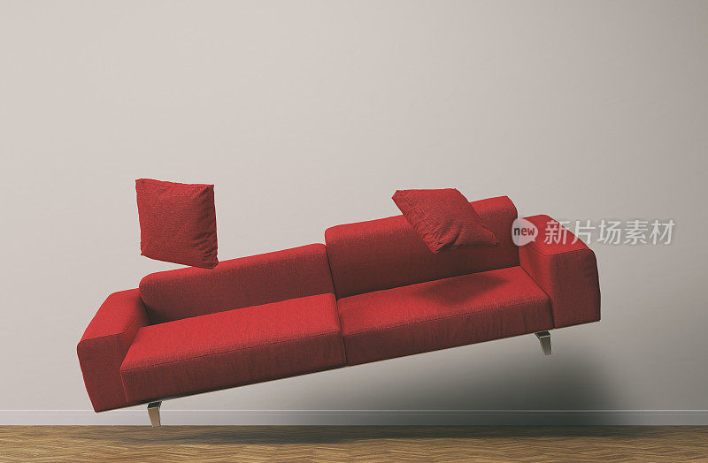 重力概念红沙发