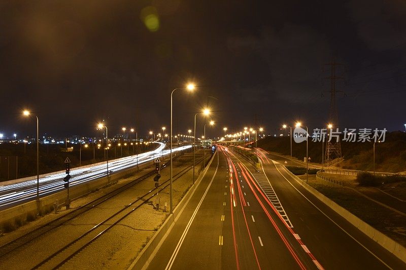 夜间长时间暴露