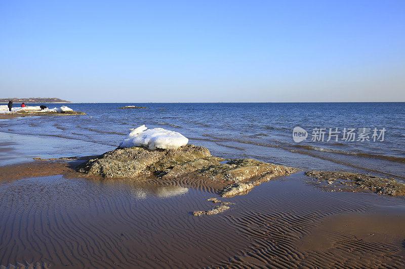 冬季海滨风景