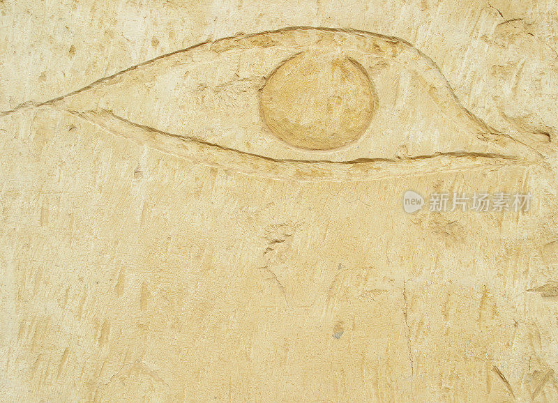 埃及代尔巴哈里哈特谢普苏特神庙的眼睛象形文字