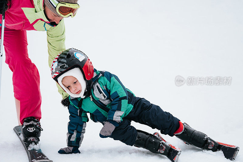 滑雪练习