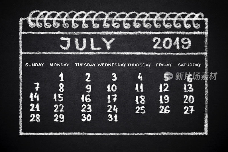 2019年7月