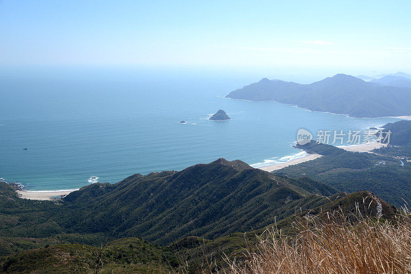 香港西贡东郊野公园大浪湾全景