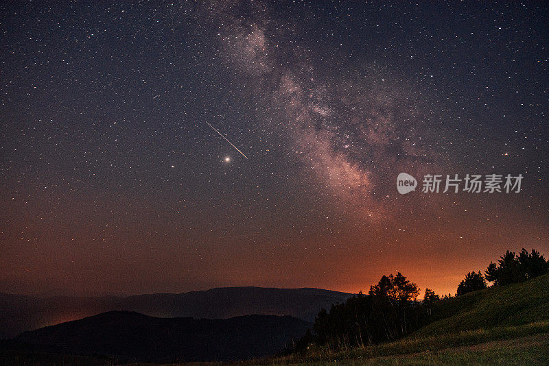 天体摄影与银河系和恒星流星雨