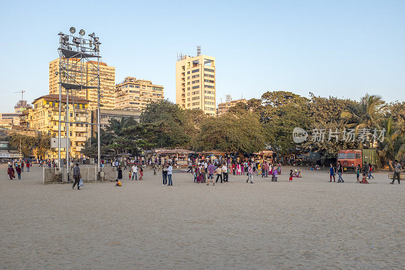 Chowpatty海滩,孟买