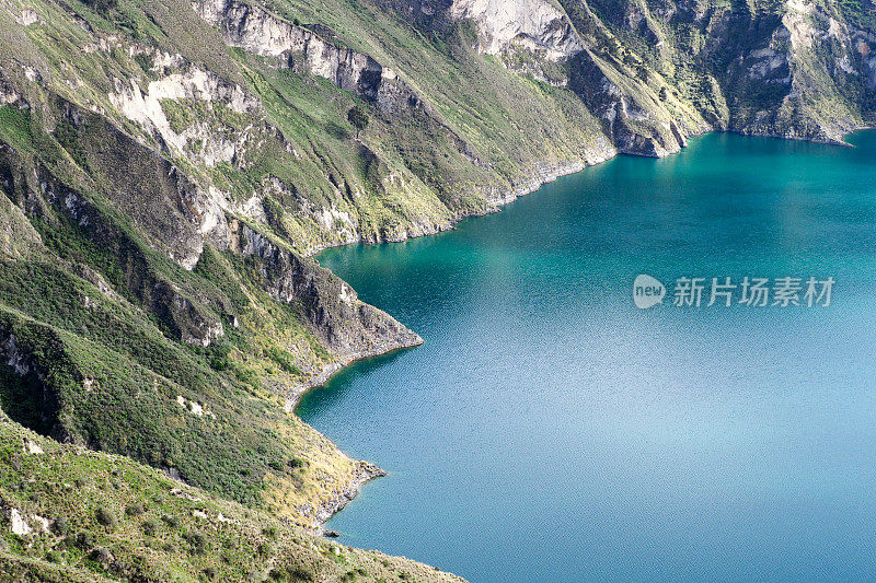 湖Quilotoa、厄瓜多尔