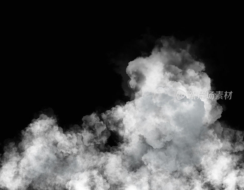 现实的烟雾形状蔓延在黑暗背景ep20