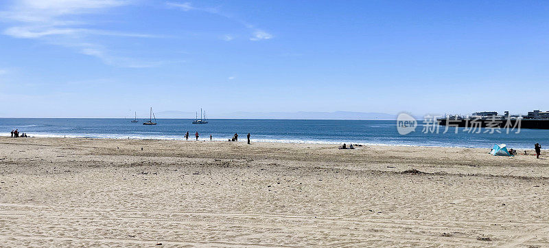 圣克鲁斯海滩，加州