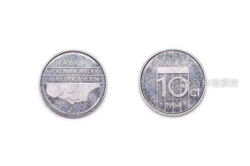 1984年荷兰十美分硬币