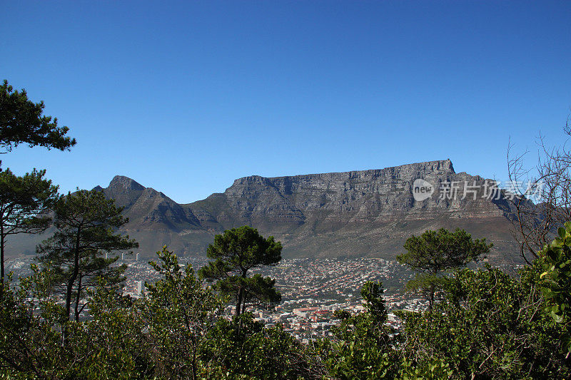 南非:从信号山俯瞰开普敦