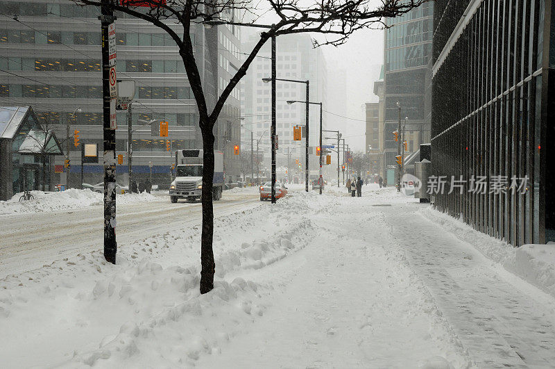 多伦多城市雪