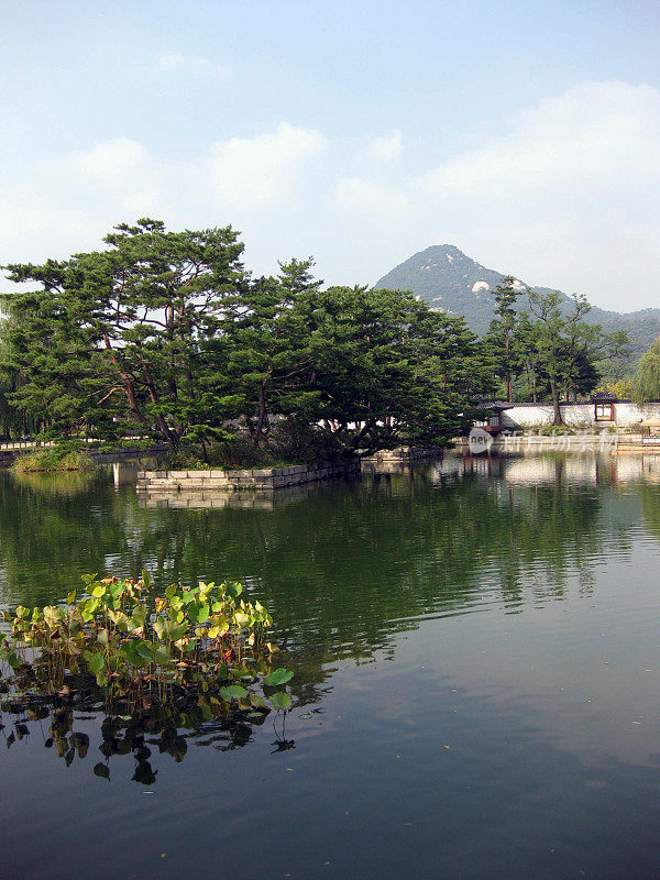 湖和山景-景福宫，首尔