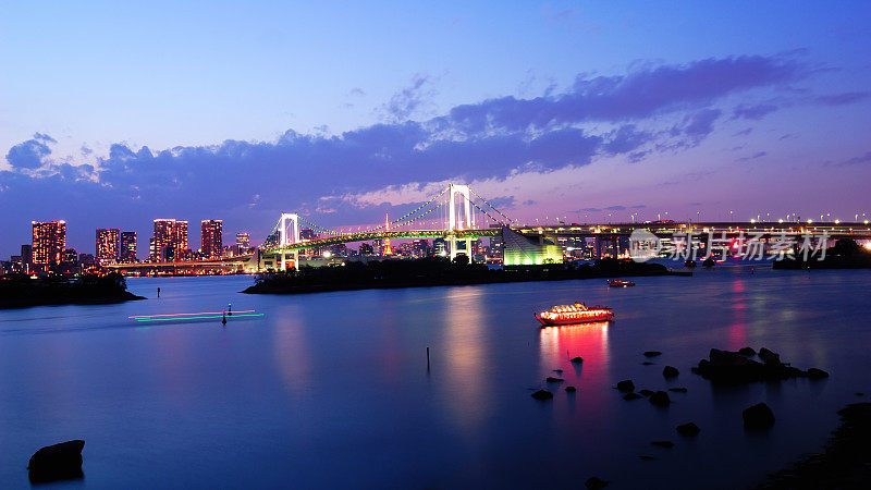 日落时分的东京湾