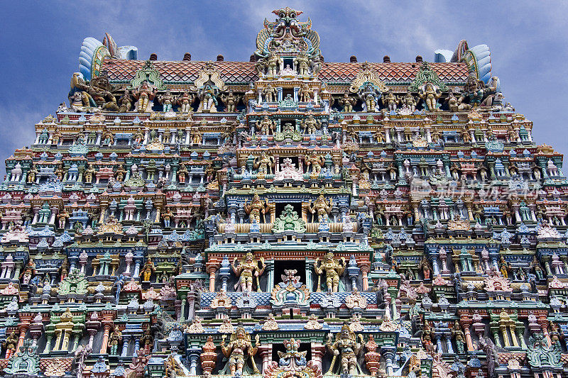 印度教寺庙-马杜赖-印度