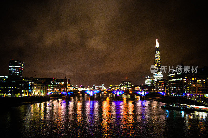 伦敦的夜景