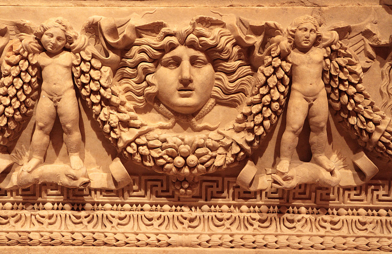 & # 8216;石棺的花环# 8217;罗马，公元2世纪