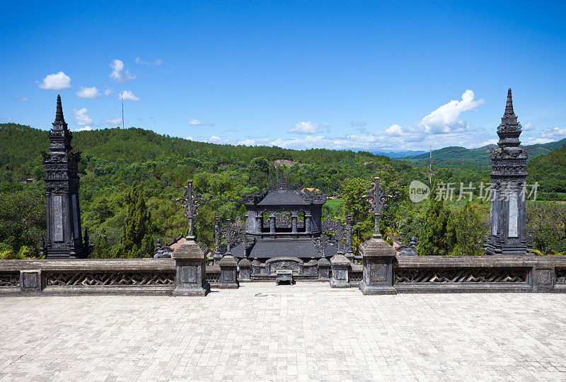 开定皇帝陵墓，顺化，越南