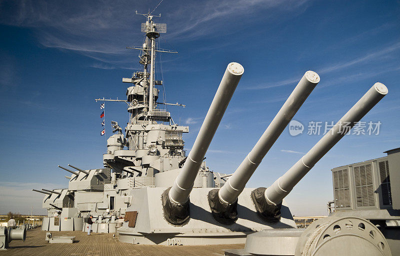 美国海军第二次世界大战战舰主甲板16'炮