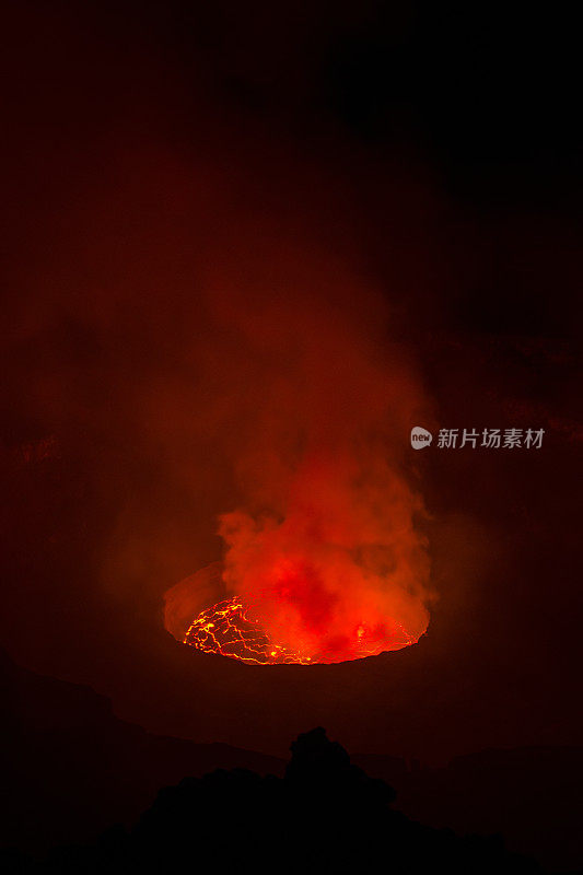 刚果尼拉贡戈火山，地球的心脏