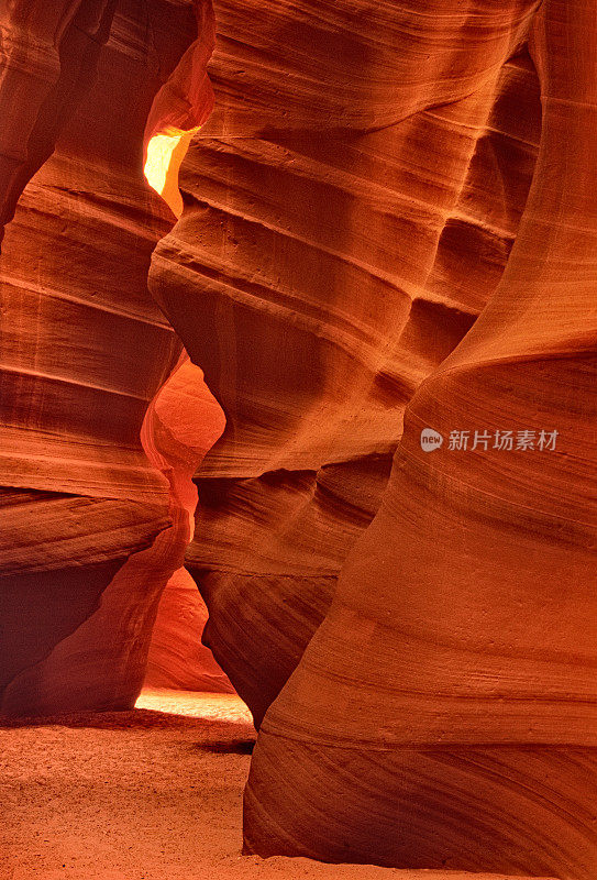 羚羊峡谷红色砂岩槽峡谷