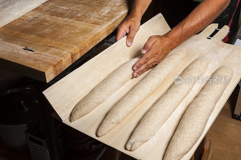 法国面包准备