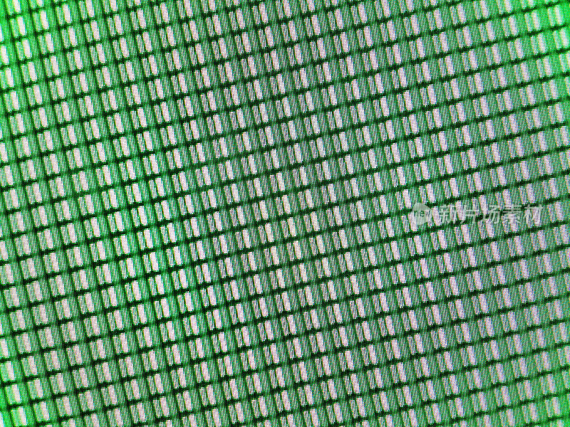 绿色的电脑屏幕像素特写背景