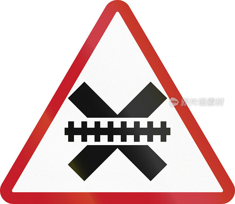 菲律宾的道路标志-铁路道口预先警告(适用于没有信号控制的道口)