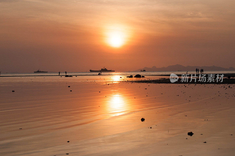 热带日落、泰国