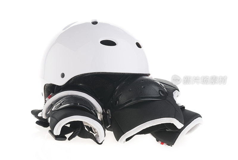 溜冰头盔和防护装备