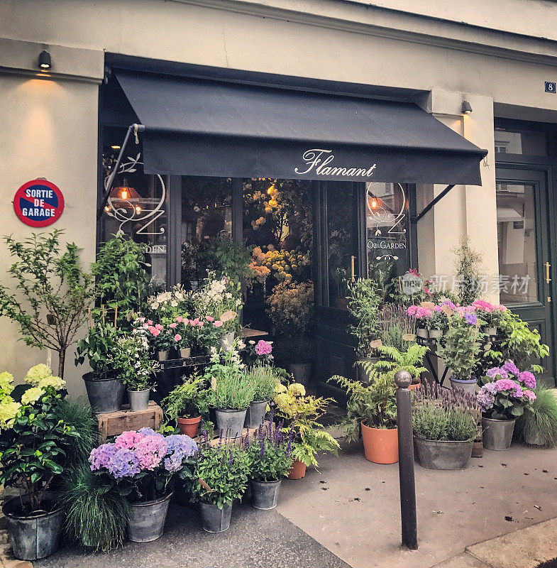 法国巴黎的花店
