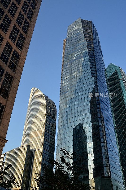 陆家嘴摩天大楼和招商银行大厦，中国上海