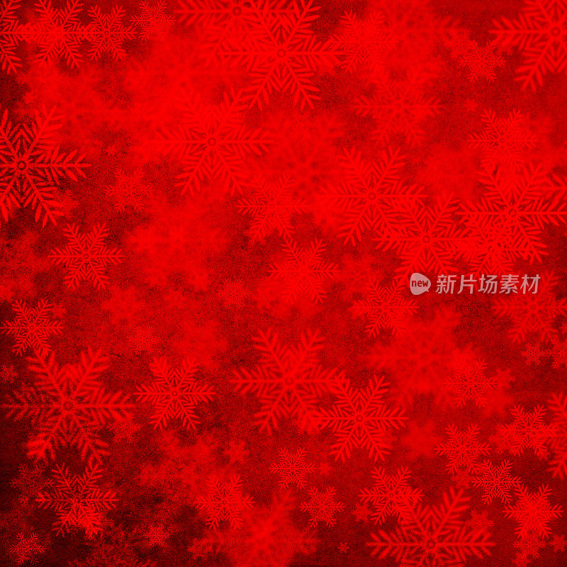 红色抽象圣诞背景