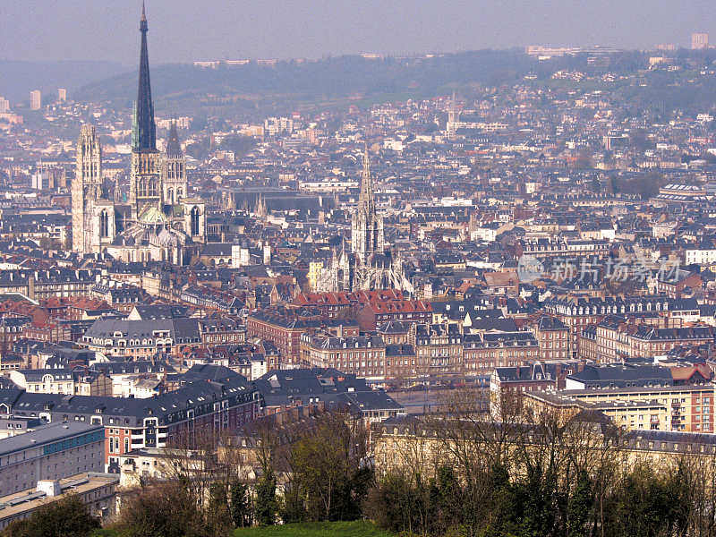 鲁昂是法国北部诺曼底地区的首府，是塞纳河上的一个港口城市。