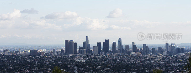 洛杉矶冬季全景图