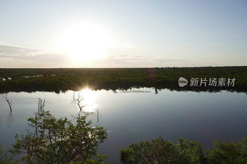 莫帕尼先驱大坝，克鲁格国家公园，南非