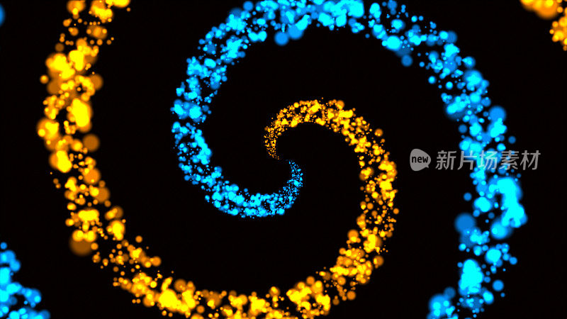 漩涡粒子抽象数字生成的背景