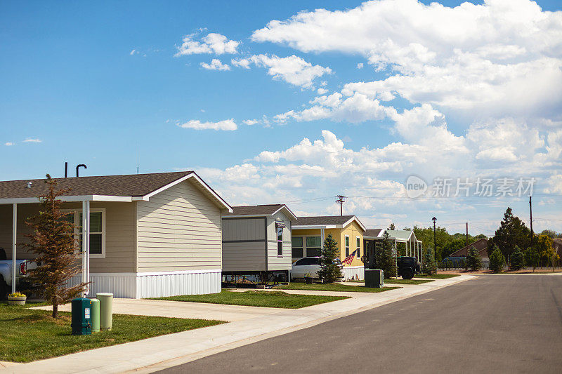 住宅住宅郊区和开发制造的住宅照片系列