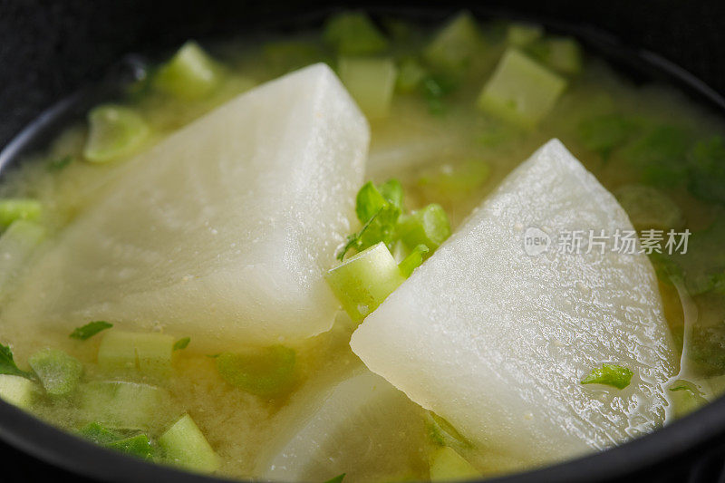 日本自制味增汤素食食谱