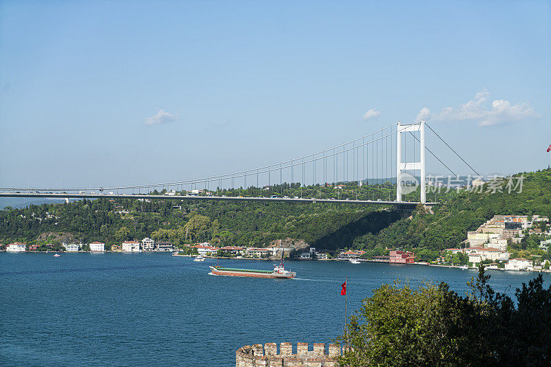 鲁美里要塞和博斯普鲁斯海峡景观