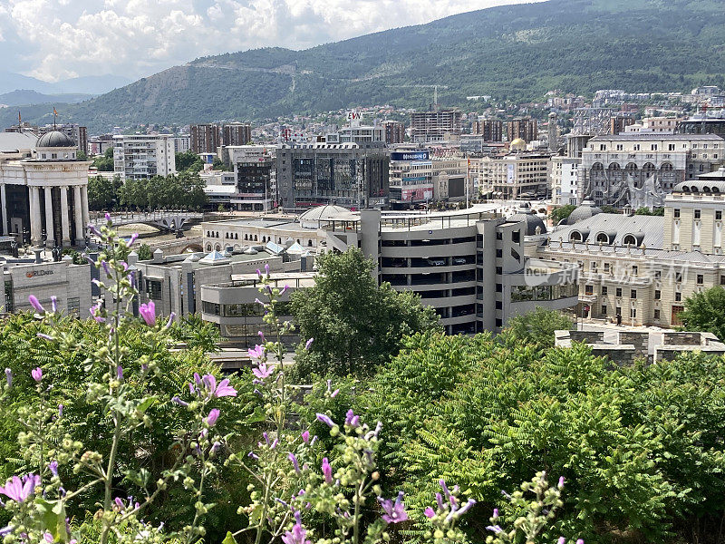 马其顿-斯科普里-市区全景图