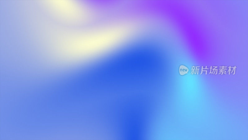 光散焦蓝紫紫白抽象梯度背景与颗粒状纹理和平滑模糊。柔和的粉彩精致的光全息彩虹色调。平滑的数字波浪梯度。