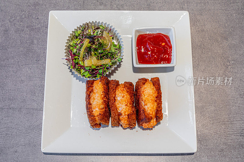 食物照片-各种主菜，开胃菜，甜点等。