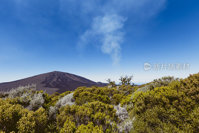 留尼汪岛拉福奈斯火山