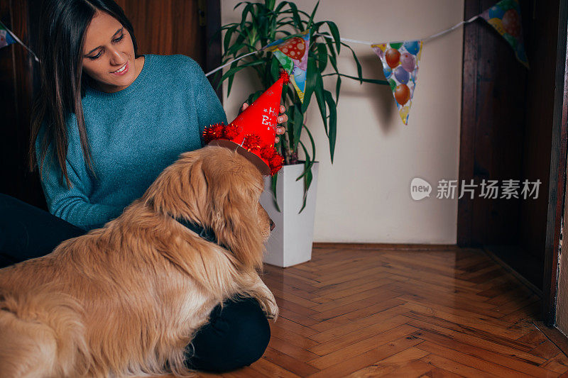 给我的狗庆祝生日