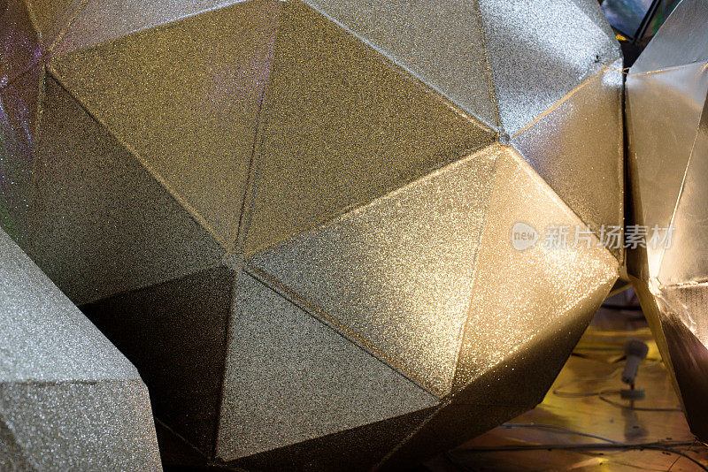 未来设计元素与六角形结构