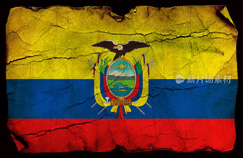厄瓜多尔枯燥乏味的国旗