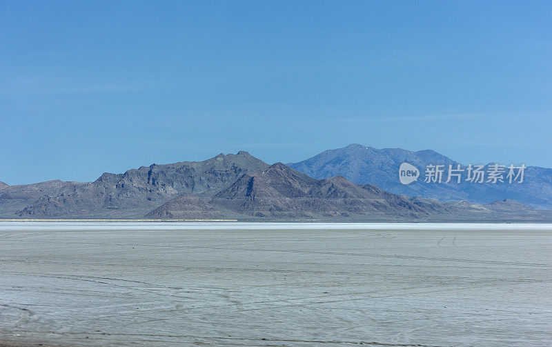 美国犹他州盐湖城盐湖城的自然盐湖景观